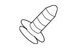 N10583501 - Body: Windshield Pillar Trim Rivet for Porsche Image