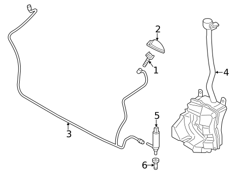 Washer Components for 2014 Mini Cooper Countryman #0