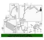 6E5Z-19B596-A - A/C Expansion Valve Seal Kit 2008-2024 Ford | Ford ...
