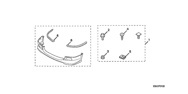 Front Underbody Spoilers for 2007 Honda Odyssey #0
