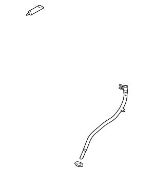 6Q115610B - Engine: Engine Oil Dipstick Tube for Audi Image