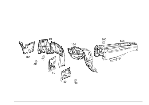 Damping in Engine Compartment for 2016 Mercedes-Benz E250 #0
