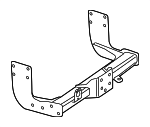 9073102000 - Body: Trailer Hitch for Mercedes-Benz Image