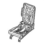 52207432606 - Body: Seat Frame for BMW Image