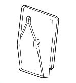 52205A13804 - Body: Seat Back Panel for BMW: X1, X2 Image