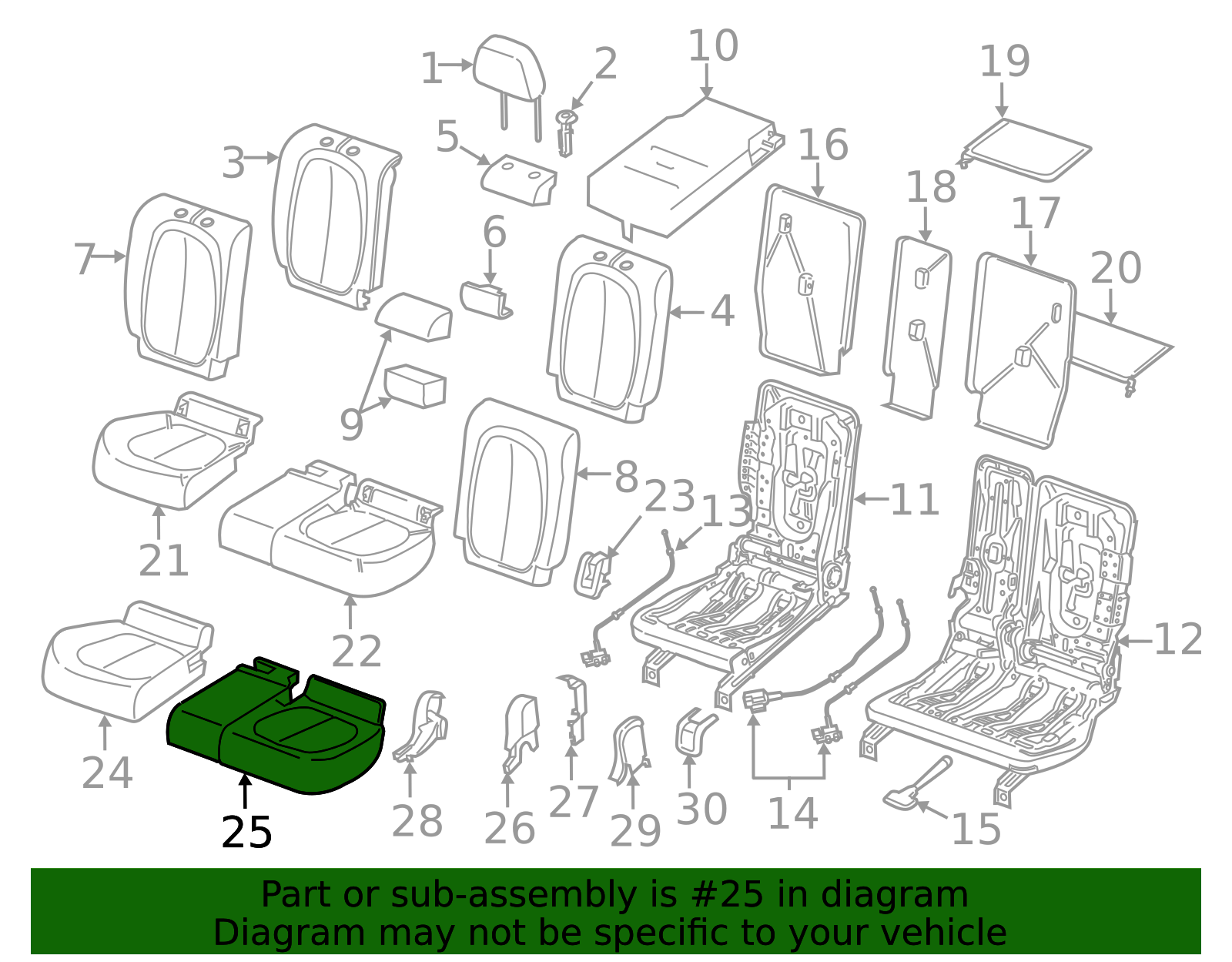 52207375683 - 2016-2020 BMW X1 Cushion Cover (52-20-7-375-683) | BMW of ...