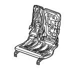 52207432605 - Body: Seat Frame for BMW Image