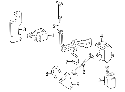Electrical Components for 2005 Mercedes-Benz SLK 55 AMG&reg; #1