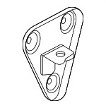 61216827078 - Electrical: Battery Tray Bracket for BMW Image