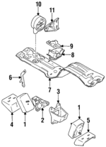 1161058B10 - Engine: Front Mount for Suzuki Image