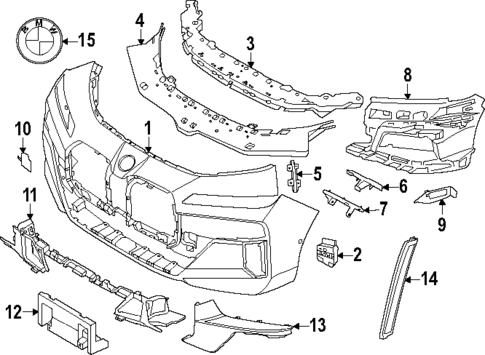 Bumper & Components - Front for 2023 BMW i7 | OEM Parts Online