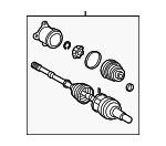 423400A030 - Suspension: Cv Axle Assembly for Toyota: Corolla Cross, Prius Image