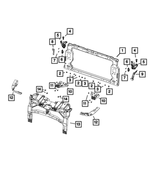 68385110AA - : Headlamp Mounting Bracket for Mopar Image