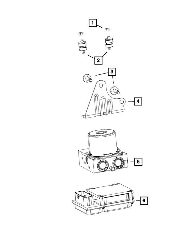 68249498AB - Electrical: Anti-lock Brake System Module for Mopar Image image