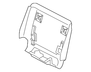 52107497163 - Body: Seat Back Panel for BMW: X5, X6, X7 Image