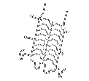 52107410476 - Body: Spring Pad for BMW: 530e, 530e xDrive, 530i, 530i xDrive, 540d xDrive, 540i, 540i xDrive, 640i xDrive Gran Turismo, 740e xDrive, 740i, 740i xDrive, 745e xDrive, 750i, 750i xDrive, iX, M5, M550i xDrive, M760i xDrive, X5, X6, X7, XM Image