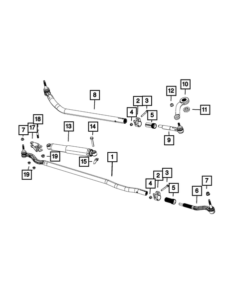 Steering Linkage and Steering Shock for 2021 Jeep Wrangler #0