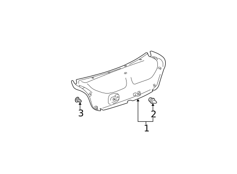 Interior Trim - Trunk for 2005 Lexus ES330 #0