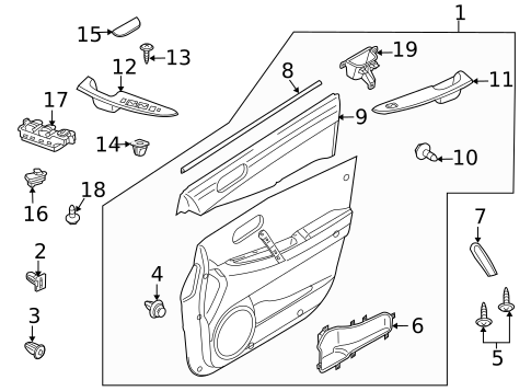Front Door for 2011 Mazda CX-7 #4