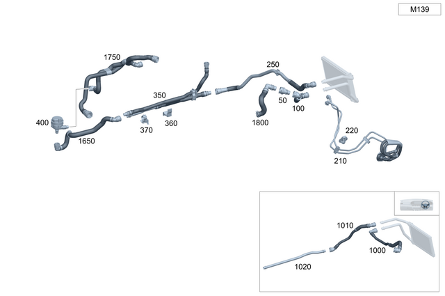 109972189 - Heating and Ventilation: Quick-Release Coupling for Mercedes-Benz Image image