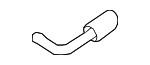200801AA2A - Exhaust: Tailpipe Extension for Nissan Image