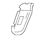 451860E090C0 - Steering: Rear Cover Cover for Lexus: ES300h, ES350, GS Turbo, GS200t, GS300, GS350, GS450h, GX460, LX570, RX350, RX350L, RX450h, RX450hL Image