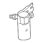 4D0820193A - HVAC: Dehydrator for Audi: A8, A8 Quattro, S8 Image