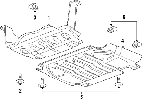 Splash Shields for 2023 Chevrolet Silverado 1500 #1