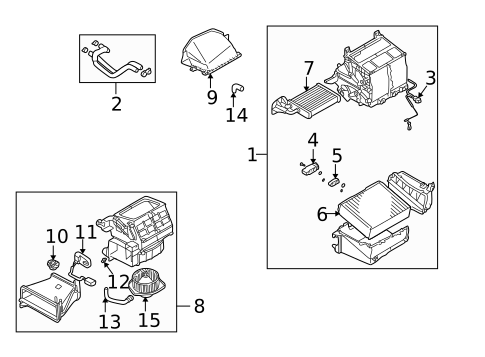 HVAC Case for 2006 Mitsubishi Lancer #0