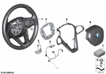 32306871728 - Steering: Sport Steering Wheel, Leather for BMW Image