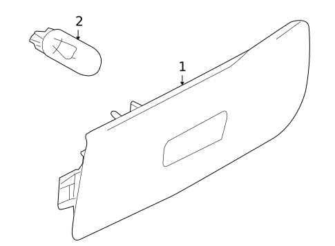 Side Marker Lamps for 2006 Audi A3 Quattro #0
