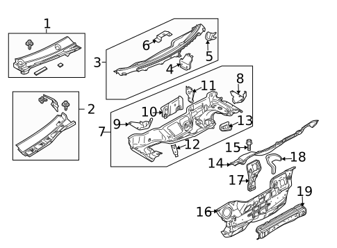 Cowl for 2009 Mazda 5 #0