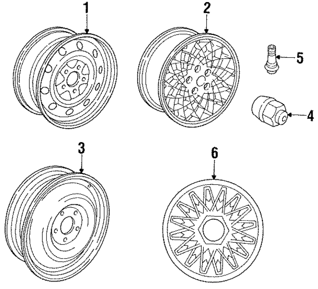 4582177 - Suspension: Wheel, Steel for Mopar Image