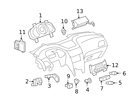 Controls for 2008 Chevrolet Malibu #0