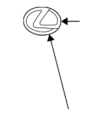 7543153030 - Body: Hatch Emblem for Lexus: IS300 Image