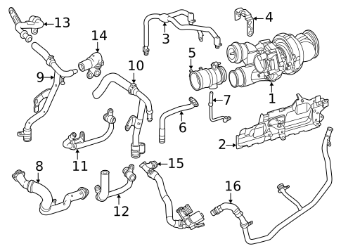 Turbocharger, Supercharger & Ram Air for 2025 Mercedes-Benz G63 AMG #0