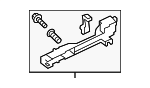 72142T20A81 - Body: Handle Base for Honda Image