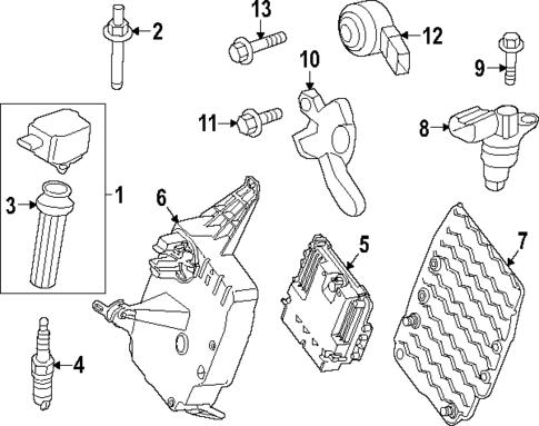 Powertrain Control for 2024 Ford Escape #0