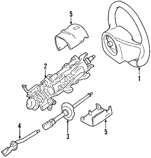 Steering Column for 2006 Lincoln Town Car #0