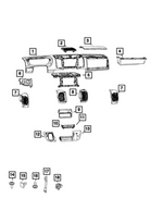 7DX47LXHAA - Interior Trim: Instrument Panel Cover for Mopar Image image