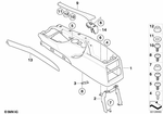 51166968939 - : Trim Panel Center Console Left Front for BMW Image