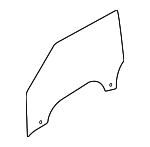 LR069754 - : Door Glass for Land-Rover Image