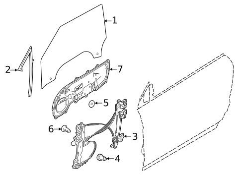 Front Door for 2017 Land Rover Range Rover Evoque #0