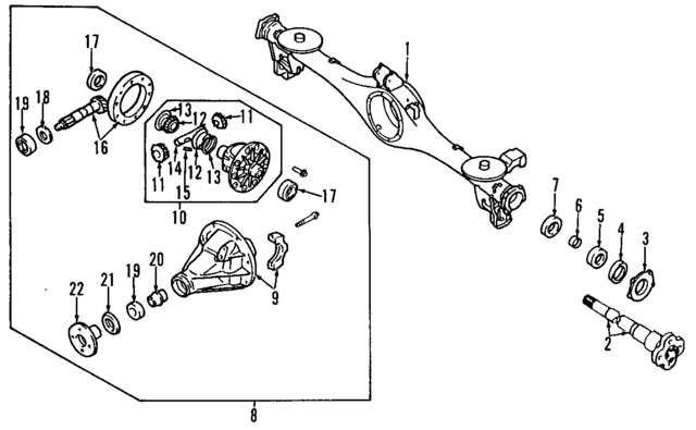 K01126115F - : Axle Shafts for Kia Image