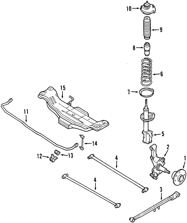 B26H28011 - : Coil Spring for Mazda Image