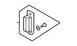 7L0498871 - HVAC: A/C Condenser Mount for Audi Image
