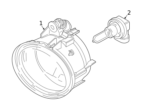 Fog Lamps for 2016 BMW X1 #0