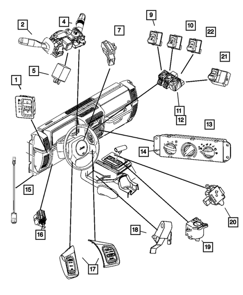 Switches for 2006 Jeep Wrangler #0