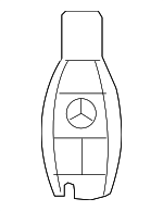2229055400 - : Keyless Entry Transmitter for Mercedes-Benz Image