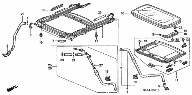 Sliding Roof for 2004 Honda CR-V #0
